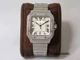 Diver Sapphire Machinery Watch Luxo 39,8 mm 9015 Movimento Quickswitch Wssa0018 Glacê Diamante Marca SwyxPKX9