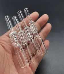 100% Real 10mm 14mm 18mm Quartz Tip Smoking Tool Collector Tips With Keck Clips Mini NC Kits Water Pipes Dab Rigs Smoke Accessory5627120