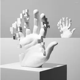 Dekorativa figurer konstnärlig hand staty abstrakt hem dekoration tillbehör konst skulptur nordisk figur modern minimalism bokhylla rum
