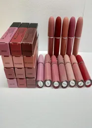 Trucco di marca Lip Gloss Rossetto opaco LipGloss 12 colori Trucco Lustre Rossetti retrò Frost Sexy8702712