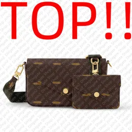 SUPERIORE. M80091 FELICIE STRAP GO / Designer Donna Mini Cross Body Spalla Frizione Borsa per telefono Portamonete Portacarte Portachiavi Pochette Accessori