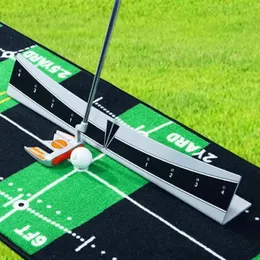 ゴルフパッティングトラックバランサー調整可能パッティングアークパッティングチュータートレーニングエイターパタートレーナーキャリブレーショントラックゴルフアクセサリー240108