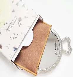 Laduree Les Merveilleuses Miroir de Poche Hand Mirror Vintage Metal Holder Pocket Cosmetics 메이크업 미러 캐리 백 소매 PA1967030