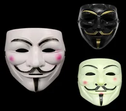 Halloween Party Maskers Voor Vendetta Masker Halloween Volwassenen Kostuum Masker Verkleedkostuum Accessoire Partij Cosplay Maskers BH398059970