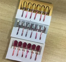 Läppar makeup guld läpp glans 6 färger födelsedag begränsad upplaga semester matt flytande läppstift valentin lipgloss kit 6pcsset lipkit6143686