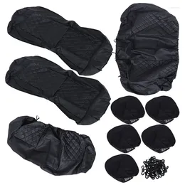 Car Seat Covers 9-Piece Set Cover Cushion Universal Interior Accessories Parts Supplies D