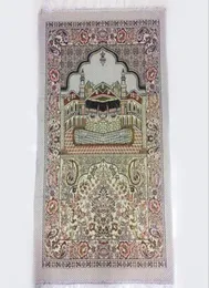 Исламский мусульманский молитвенный коврик Салат Мусаллах Молитвенный коврик Тапис Ковер Tapete Banheiro Исламский молитвенный коврик 70110см KKA68028471454
