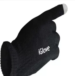 Mode unisex igloves färgglada mobiltelefon rörda handskar män kvinnor vinter mantens svart varm smartphone kör handske 2 st a pa8683444