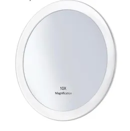 10x förstoringsmakeupspegel med 3 sugkoppar utgör fickkosmetisk spegel förstoring kompakt spegel förstoring3886205