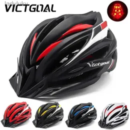 Hełm rowerowy Hełm rowerowy Victgoal dla mężczyzn Ultralight Safety Mtb Road Racing Rower Helmet Speed ​​Motorcycle Electric Scooter Cycling Helmetl240109