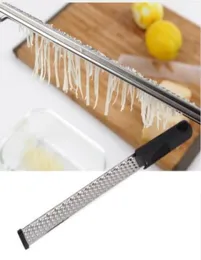 Ostgraterverktyg Rostfritt stål Lemon Zester Fruit Peeler Kitchen Gadgets Grater Zester Kitchenware Tools KKA64541335565