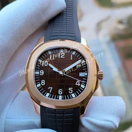 3KF Factory 5167 Luxury Men's Watch 40mm Ultra Version Call.324 Mekanisk automatisk rörelse Kroppstjocklek 8.3mm 904L Stålgummiband Transparent tillbaka