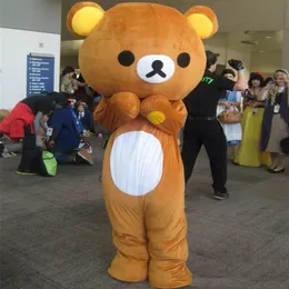 2019 Janpan Rilakkuma bear Mascot Costumes Adult Size bear cartoon costume high quality Halloween Party 1823
