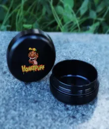 Honeypuff Mini Aluminum Storage Stash Jar Herb Containers 35ml 밀폐 된 방수 금속 조각기 항아리 허브 저장 용기 담배 7911090