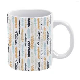 Tassen Licht Muster mit Getreide Kaffeetasse 330 ml Milch Wasser Tasse Kreative Vatertagsgeschenke Essen Quinoa SP