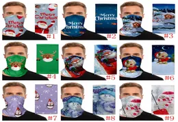 Chirstmas Magic Headscarf Outdoor Sports pannband halsdukar Dustpoof Magic Cycing Scarf Headwrap Protective Mask Christmas Party MAS1784426