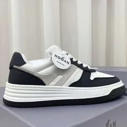 Italien skor designer h 630 casual skor h630 hogans sko kvinnor för man sommar mode slät kalvskinn ed mocka läder hög kvalitet hogans sneakers storlek 38-45 311