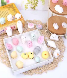 Impreza dostarcza zwierzęta wytłaczanie zabawki Squishy odbijanie śmieszne gadżet ściskają Mochi powolne wschodzące jumbo zabawki Abreact Ball prezent7822492