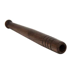 Cournot feito à mão de madeira reta cachimbo um rebatedor tabaco escavador tubo forma taco de beisebol um rebatedor tamanho de bolso fumar acc1318932