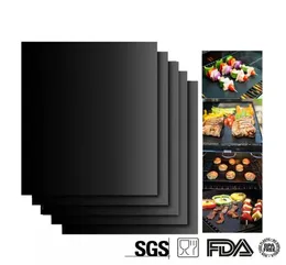 5 PZ Extra Spessa Resistente Al Calore Teflon BBQ Grill Mat Cottura Riutilizzabile Antiaderente Barbecue Cottura Griglia Foglio Fodera Strumenti BBQ6565919