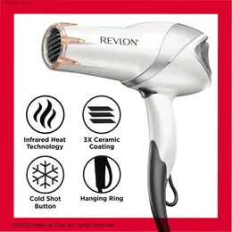 Ds VS Dryers Revlon Pro Collection Infrarot-Haarperlen-Föhn mit Konzentrator und Diffusor Q240109 MIX LF