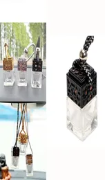 Cube Perfume Bottle Car Hanging Perfume Rearview Ornament 6ml Air Essress Opans Offuser Purgrance Frant Glass Bottion 43415052