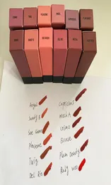 Marca Lustre Lip Gloss Umidità 12 colori Lustre Rossetto Rossetti liquidi opachi di alta qualità 45g sexy Acqua naturale a lunga durata3237726