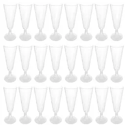 40st 150 ml engångscocktailbägare Martini Glasögon Unbreakable Plastic Champagne Drinks Wine Flutes Party Bar Cups 240108