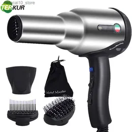 Hair Dryers 8000W Blow Dryer with Diffuser Ionic Hairdryer Extended Lifespan AC Motor 2 Speed and 3Heat Setting Cool Shut Button Fast Drying Q240109