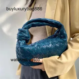 Borsa a mano in vera pelle Botteg Venet Jodies Designer donna lavorata a maglia annodata originale grande gnocco invernale da donna con spalla