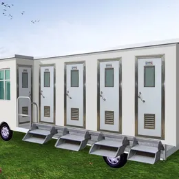 Mobile toilet semi-trailer trailer tractor Prefab Houses