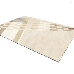 Teppiche 1PC Kristall Samt Bodenmatte Teppiche Einfacher Stil Starke Wasseraufnahme Wohnkultur Textil für Wohnzimmer Badezimmer