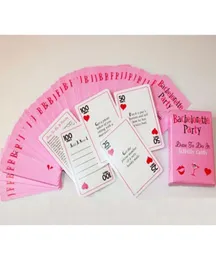 Hen Partisi Bachelorette Party Dare Cards Team Party Game Girls Out Night Prop İçme Oyunu Kartları5915066
