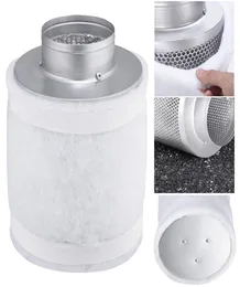 New 4quot Hydroponics Air Carbon Charcoal Filter Odor Control Scrubber Inline Fan Garden gardening Very Good1715416