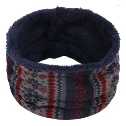 Bandanas Autumn and Winter Scarf Outdoor European American Style Street Par Universal Warmth Plush Cover Head Neck