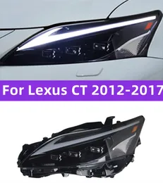 LED completo per Lexus CT200 2012-20 17 Faro lontano e vicino LED Lente Luci diurne Segnale Gruppo ottico anteriore