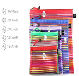 24 pçslot mais colorido viagem saco de cosméticos bolsa organizador maquiagem bolsa de higiene pessoal caneta lápis case1889037