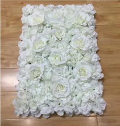 10pcslot 60x40cm romantisk konstgjord rose hortensia blommvägg för bröllopsfest scen och bakgrundsdekoration många färger6531152