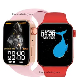 NY IWO Series 8 Smart Watch 1,86 tum DIY Face Wristbands Heart Rise Men Women Fitness Tracker T900 Ultra Smartwatch för Android Xiaomi iOS
