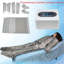 Terno de pressoterapia massagem de pressão de ar máquina de drenagem linfática massageador de queima de gordura 24 máquina de massagem de câmara de ar
