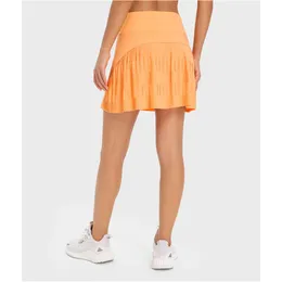 Lu Lu Lemon Pant Align Yoga Abiti da donna Tennis Golf Abbigliamento da palestra Leggings Gonna a pieghe da donna Jogging all'aperto Fitness Sport Gonna allenamento Gry