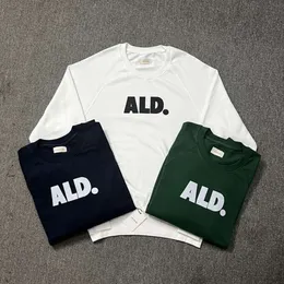 ALD Letter Impresso Moletons Homens e Mulheres Designer Hoop Suéteres Casual Tops Pulôver Jumper Hoodies