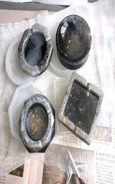 Spegel mögel askfat gjutning mögel diy crystal epoxy mögel silikon mögel manuell hantverk askfat gör verktyg bildekoration bt8542454468