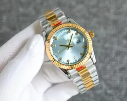 Повседневные женские часы, 36 мм, автоматические, полностью из нержавеющей стали, светящиеся водонепроницаемые кварцевые женские часы, классические часы в парном стиле, роскошные часы с кирпичом