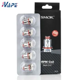 SMOK RPM Replacement Coil 5pcs Variety Pack Multiple Resistances Mesh and Triple Coil Options Compatible with RPM40 Pod Kit