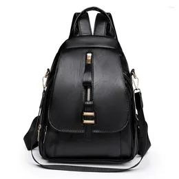 Schultaschen Damen Mode Reise Umhängetasche Vintage Rucksack Für Frauen Mädchen Hohe Qualität Weiches Leder Weibliche Handtaschen