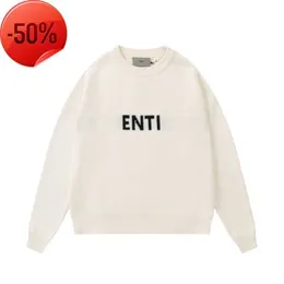 Mens Crewneck Sweatshirts 여성 스웨터 Essentialshoodie 남성 스웨터 폴로버 폴리 가을 편지 여성용 트렌디