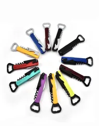 병 오프너 Nonslip Double Head Red Wine Opener Double Hinged Corkscrew 4 in 1 다기능 병 오프너 주방 바 도구 SE1402777