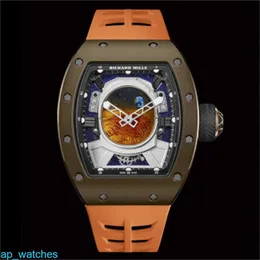 Richardmill RM52-05 Watchs Men's Watches Astroaleut Flywheel Titanium Watch Watch Mars Disk Fun B2