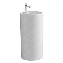Banyo Lavabo Sakatları Seramik Sütun Havzası Balkon Entegre Zemin Tipi Dış Mekan Tek Parçalı Sütun Washbasin